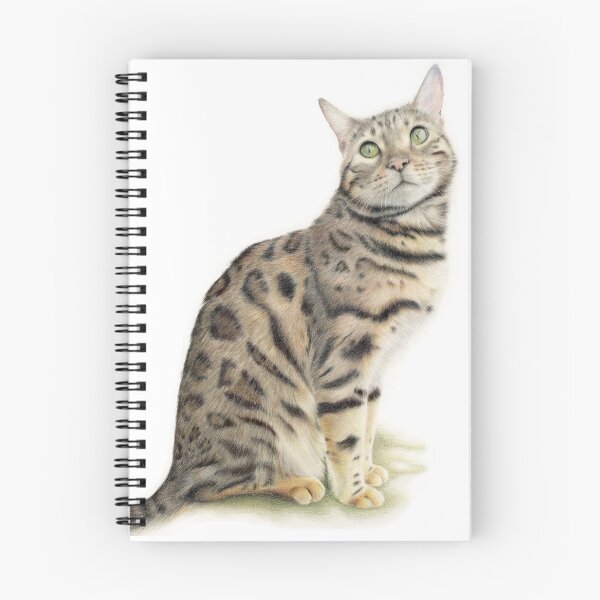 Item preview, Bengal Cat in coloured pencil designed and sold by Artz-by-Karlene.