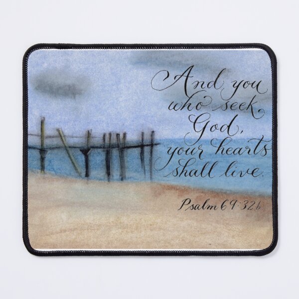 Item preview, seek god and live Psalm 69 designed and sold by Melissa Renee.