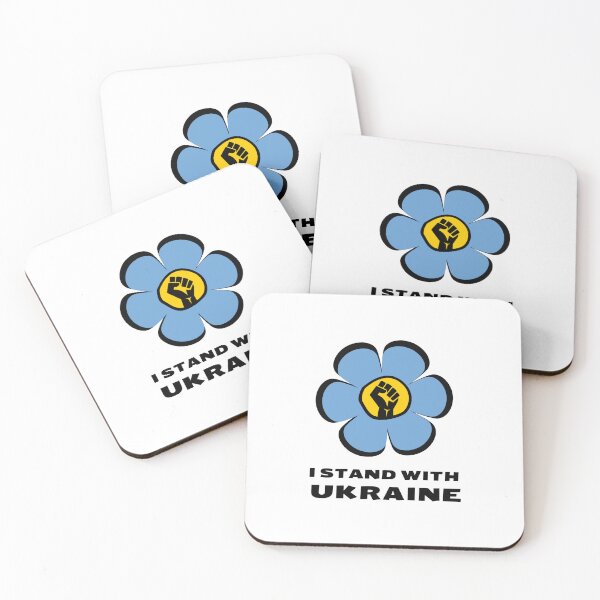 Item preview, I stand with Ukraine - blue and yellow flower designed and sold by rmpk101.