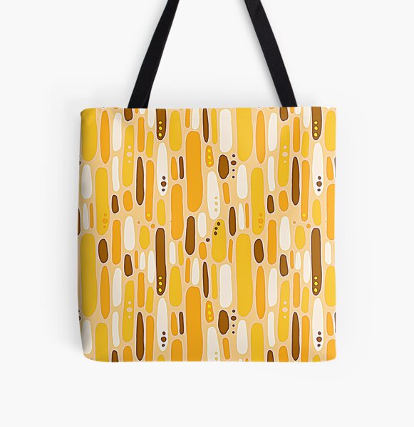 Item preview, Mid-Century Modern Orange-Tangerine Playful Abstract Pattern designed and sold by DEC02.