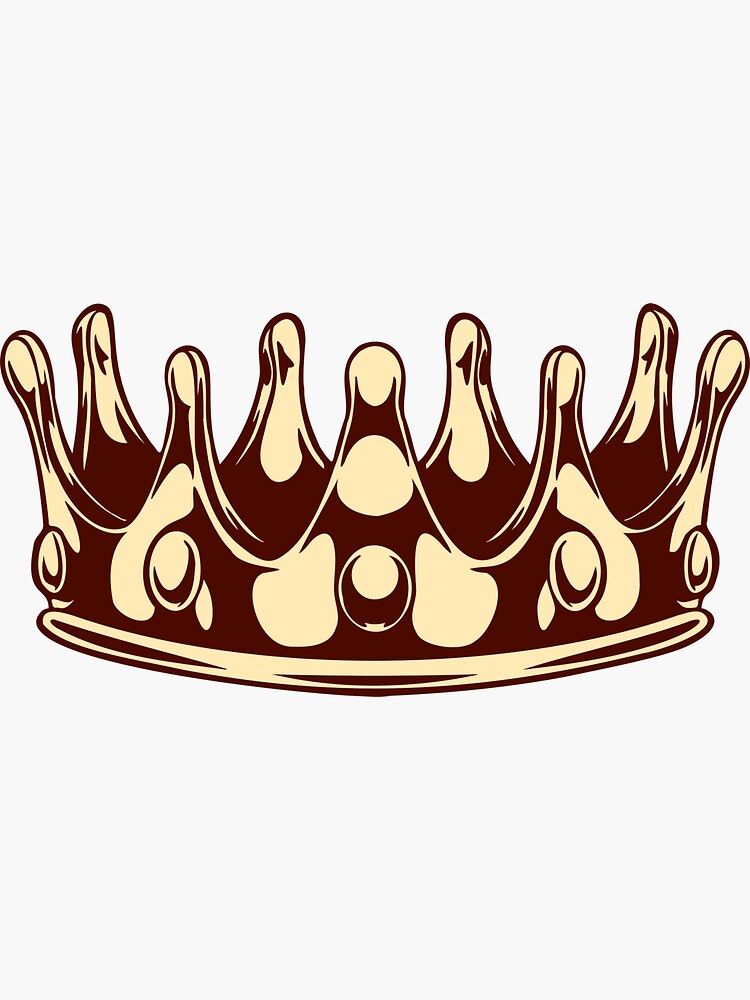 "Big Crown" Sticker by MikeysBusiness Redbubble