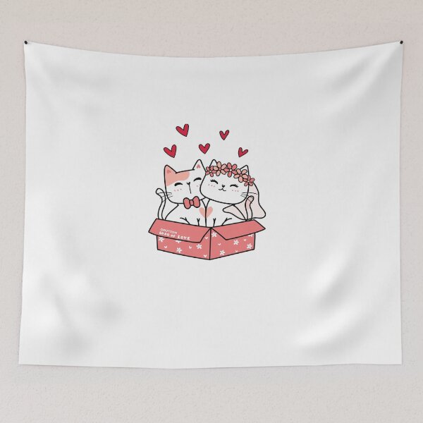 Item preview, Designing love between cats  designed and sold by Eoqastore1.