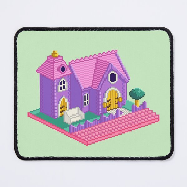Item preview, Retro Toys Pastel Pink Purple 80s Pixel Art designed and sold by JessicaAmber.