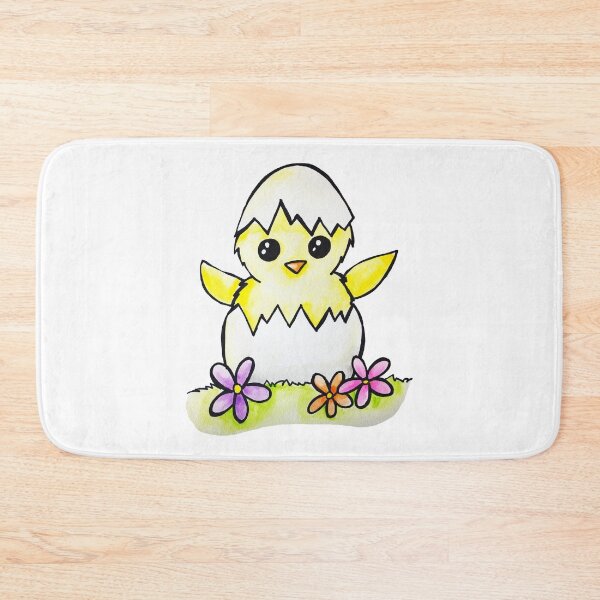 Item preview, Easter Chick Watercolor designed and sold by kmstudio.