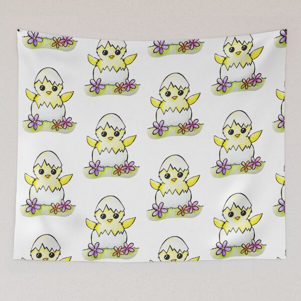 Item preview, Easter Chick Watercolor designed and sold by kmstudio.