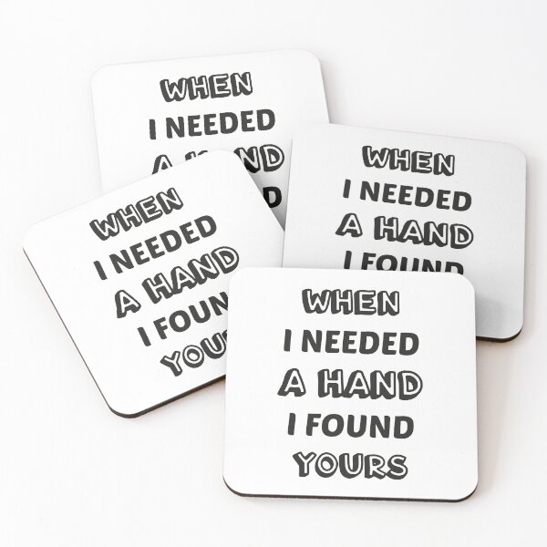 Item preview, When I needed a hand I found yours love designed and sold by Trendy Stitch.