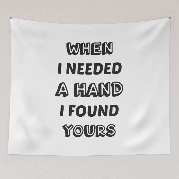 Item preview, When I needed a hand I found yours love designed and sold by Trendy Stitch.