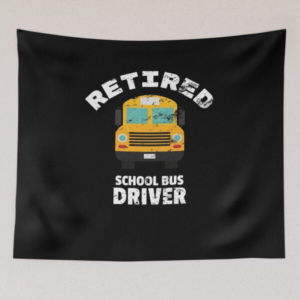 Item preview, retired bus school driver appreciation Retro Vintage designed and sold by Jeangel97.