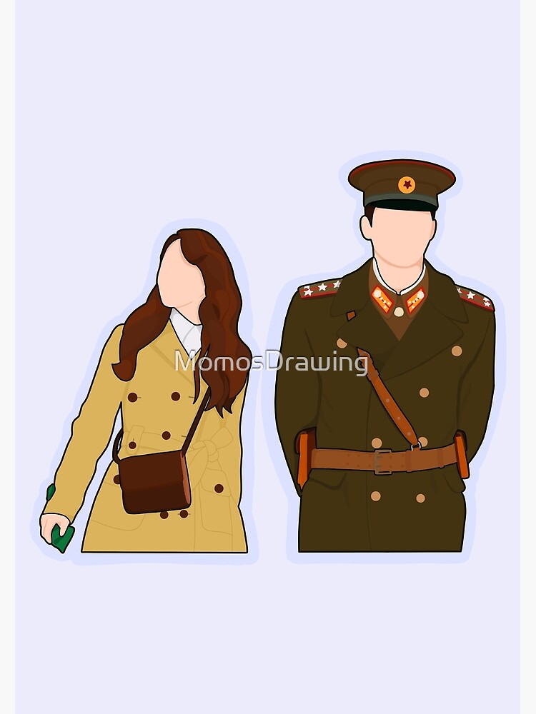 "Crash landing on you" Poster for Sale by MomosDrawing Redbubble