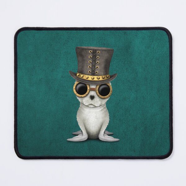 Item preview, Steampunk Baby Harp Seal designed and sold by JeffBartels.