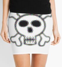 Skull and Bones Mini Skirt
