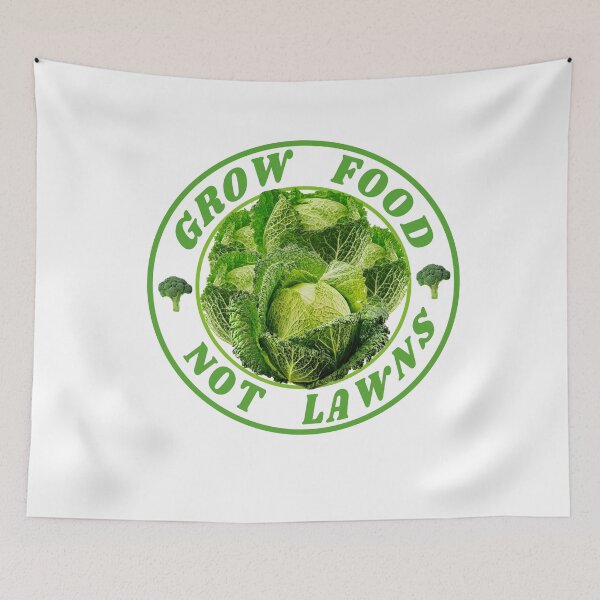 Item preview, Grow Food Not Lawns designed and sold by Tiziza.