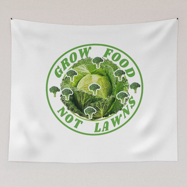 Item preview, Grow Food Not Lawns designed and sold by Tiziza.