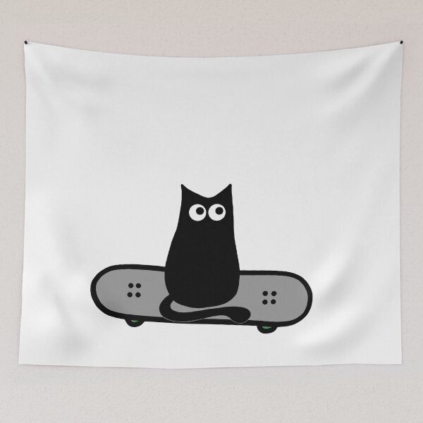 Item preview, Skater Cat designed and sold by Jelly-and-Bean.