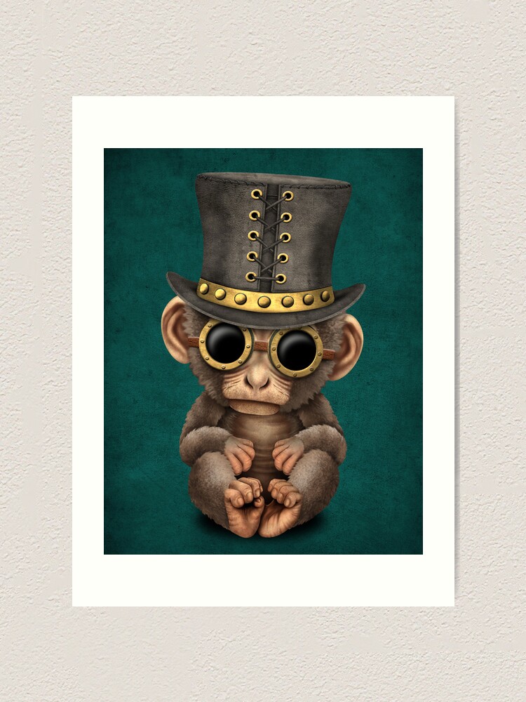 未使用PATTRIC BOYLEパトリックボイル猿monkey刺繍Gジャン Steampunk Baby Monkey