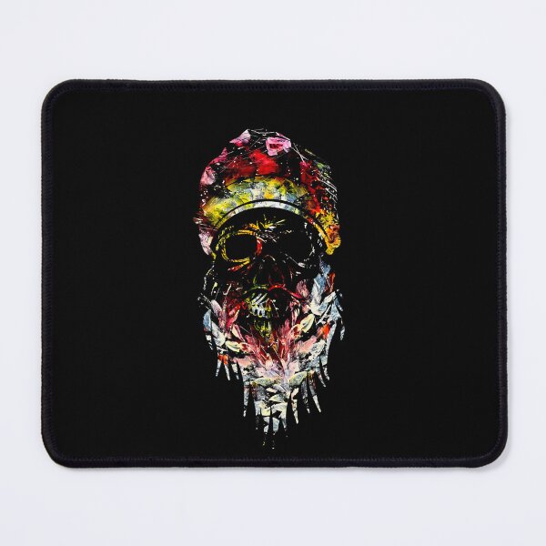 Item preview, Galaxy demons abstract crazy bearded skull designed and sold by TitaCris.