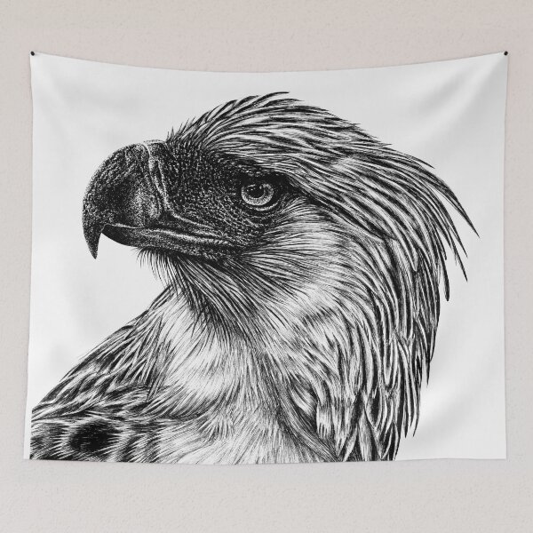 Item preview, Philippine eagle illustration designed and sold by LorenDowding.