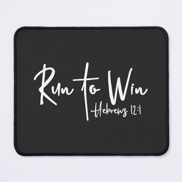 Item preview, Christian Design - Run to Win - Hebrews 12 verse 1 designed and sold by simplydesignart.