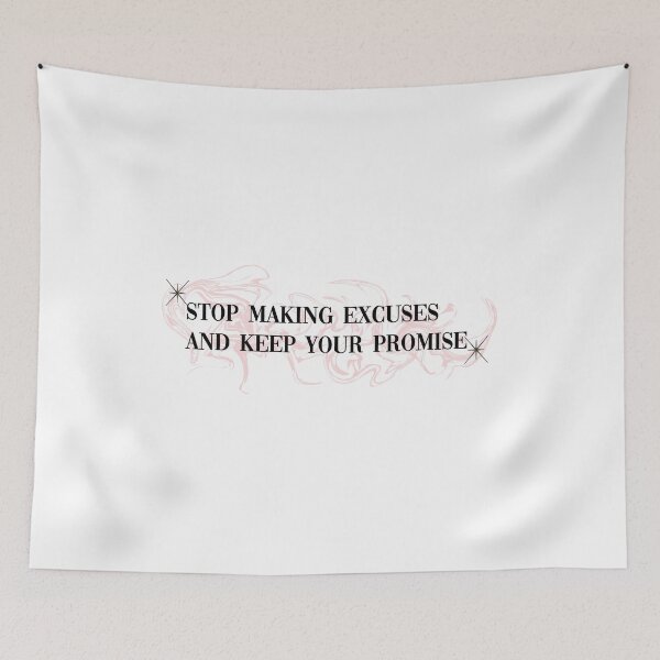 Item preview, “Stop making excuses and keep your promise!” -Kang Da Koo. From business proposal designed and sold by Eckaa.