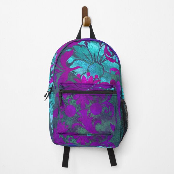 Item preview, Jungle Floral Batik (Purple and Blue) designed and sold by murkyswamp.