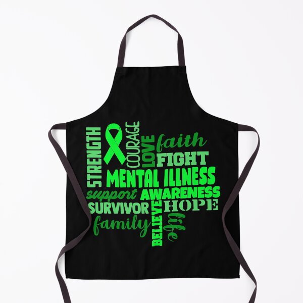 Item preview, Mental Illness Awareness - Strength Courage Faith Hope Love Fight Support Survivor Family Life Believe designed and sold by Hilten.