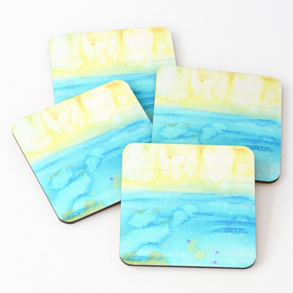 Item preview, Beach and the sun watercolor texture designed and sold by Niina  Niskanen.