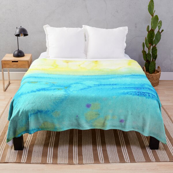 Item preview, Beach and the sun watercolor texture designed and sold by Niina Niskanen.