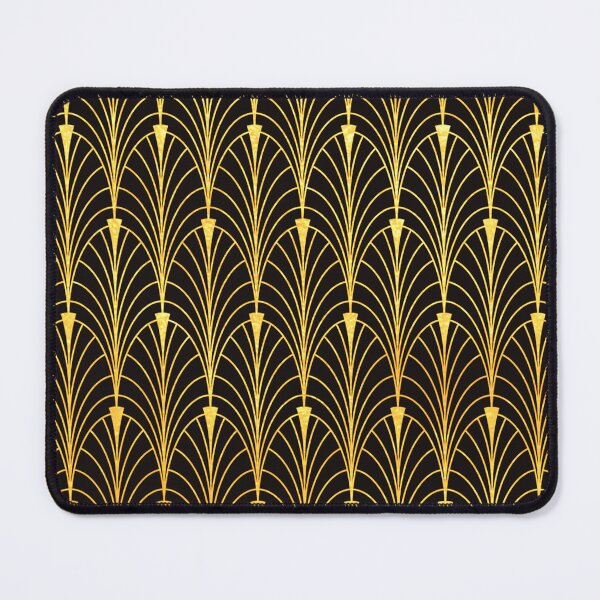 Item preview, Art Deco Golden-Colored And Black Classic Pattern designed and sold by DEC02.