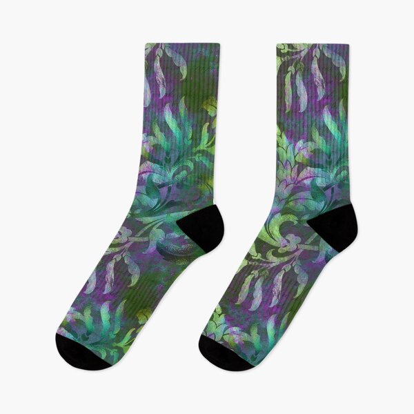 Item preview, Jungle Floral Batik (Green) designed and sold by murkyswamp.