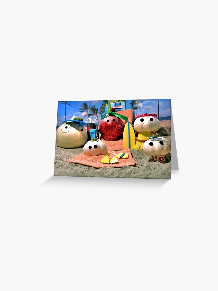 Thumbnail 1 of 2, Greeting Card, Greetings from the Beach! designed and sold by MaluC.