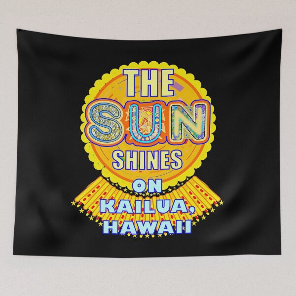 Item preview, El sol de Kailua brilla en Hawái Artful Sunshine designed and sold by artfulnotebook.