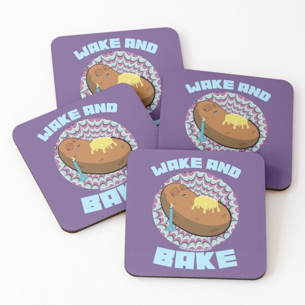 Item preview, Wake and bake stoner baked potato with bong optical illusion 5 designed and sold by YomeHayin.