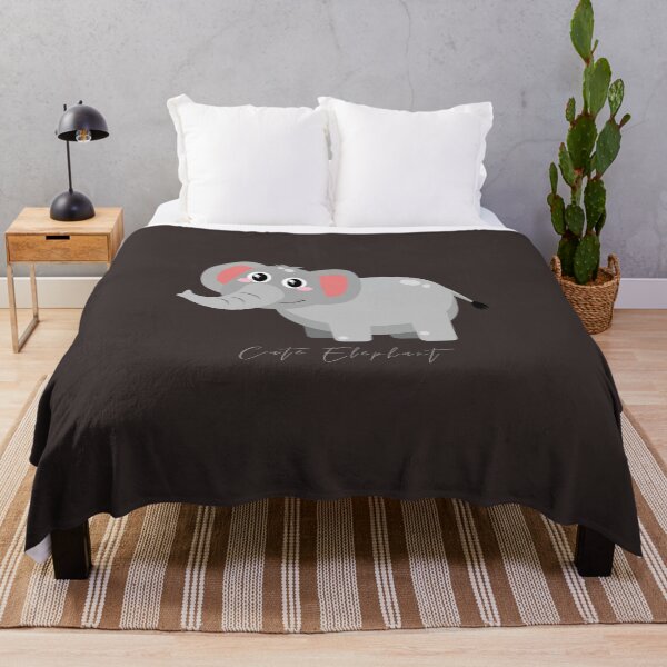 Item preview, Big Grey Cute Elephant designed and sold by Mount Rock.