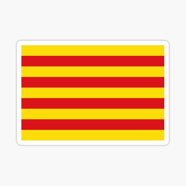  Pegatina Bandera Cataluña (España Independencia Española  Democracia) : Automotriz