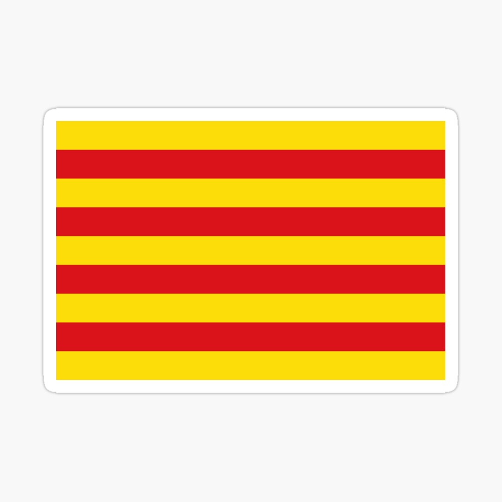Barcelona Catalan Catalonia Senyera Catalunya Flag Fridge Magnet 