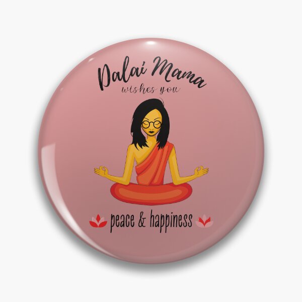 Artikelvorschau, Dalai Mama wünscht Ihnen Frieden und Frieden. Glück entworfen und verkauft von Blended Designs ⭐⭐⭐⭐⭐.