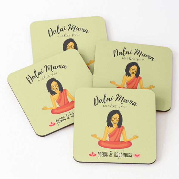 Item preview, Dalai Mama wishes you peace & happiness designed and sold by Blended Designs ⭐⭐⭐⭐⭐.