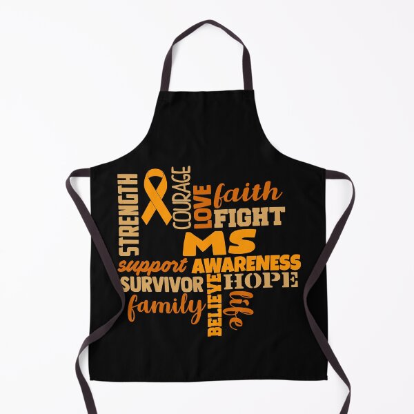 Item preview, MS Awareness - Strength Courage Faith Hope Love Fight Support Survivor Family Life Believe designed and sold by Hilten.