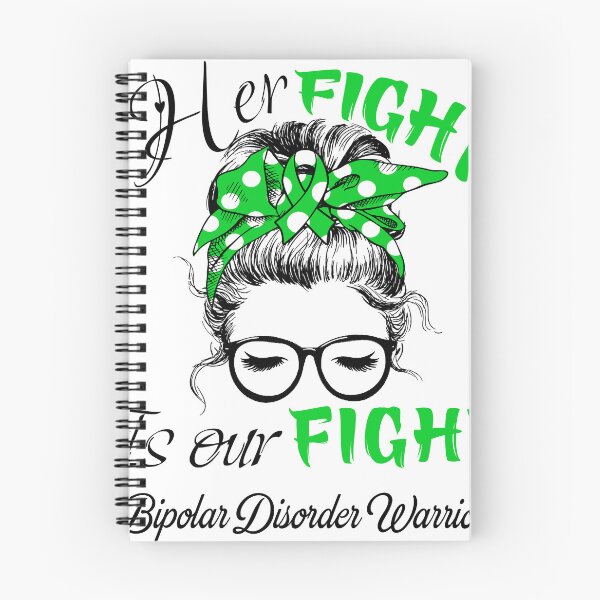 Item preview, Bipolar Disorder Awareness - Her Fight is Our Fight - Support Bipolar Disorder Gifts designed and sold by Aaron309.