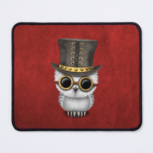 Item preview, Steampunk Baby Owl Red designed and sold by JeffBartels.