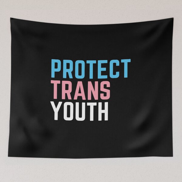 Item preview, Protect Trans Youth. Trans Rights. Transgender Pride designed and sold by Subtle Pride Shop.