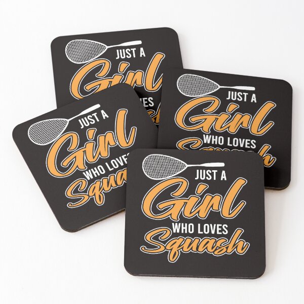 Item preview, Girl Who Loves Squash Player Match Indoor Tennis Court Coach designed and sold by TomGiantDesigns.