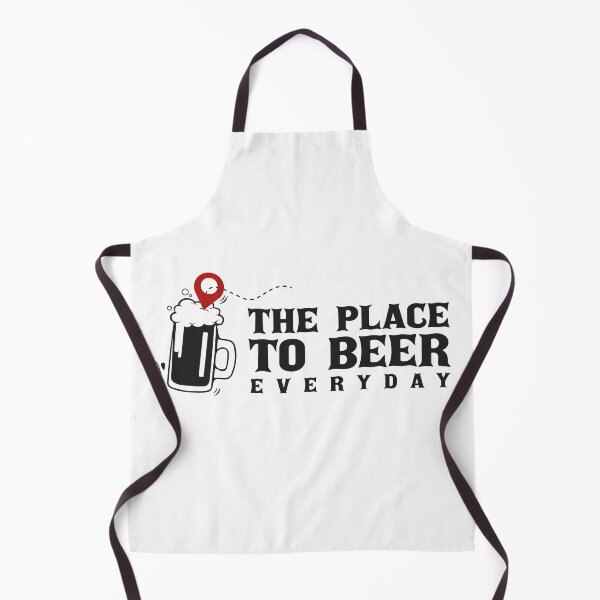 Item preview, THE PLACE TO BEER EVERY DAY - Beer humor phrase designed and sold by Buddyboutique.