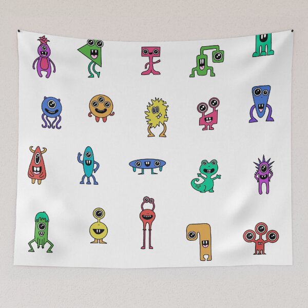 Item preview, Lots of Monsters designed and sold by Jelly-and-Bean.