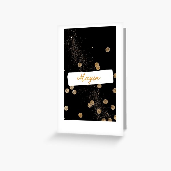 El confeti es mágico Tarjetas de felicitación
