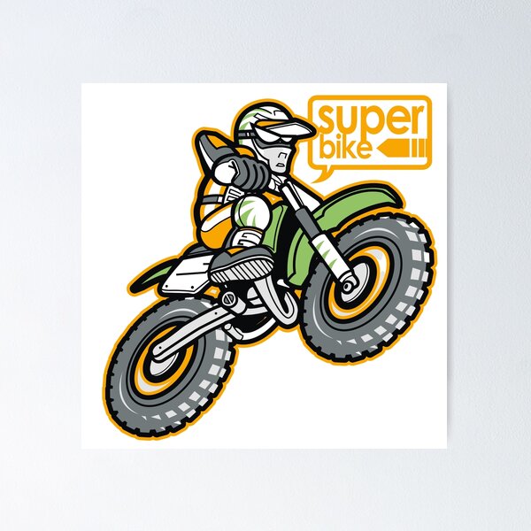 Premium Vector, Motocross rider doing jumping whip trick