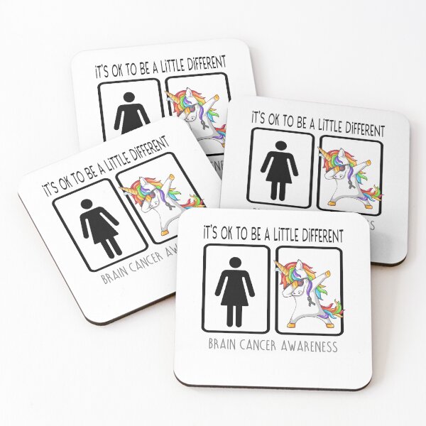 Item preview, Brain Cancer Awareness - It's Ok To Be A Little Different designed and sold by ArangoaStore.