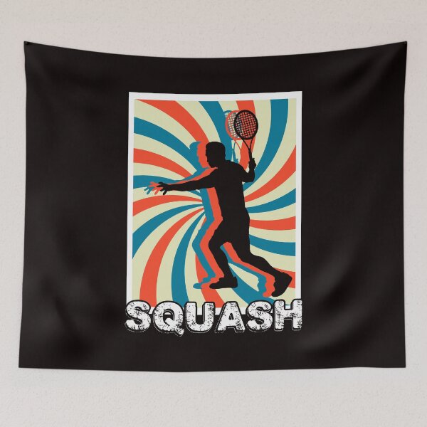 Item preview, Squash Player Racket Ball Sports Match Indoor Tennis Court designed and sold by TomGiantDesigns.