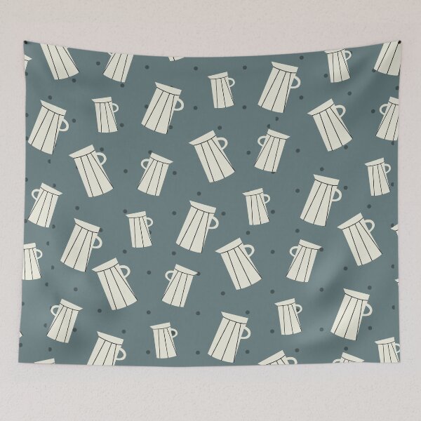 Item preview, Minimalist coffee maker polka dot pattern designed and sold by Thegentleshop.