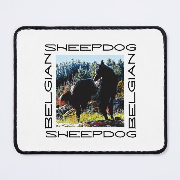 Item preview, Belgian Sheepdog Groenendael Dog Photo to Art Typography designed and sold by arlutai.